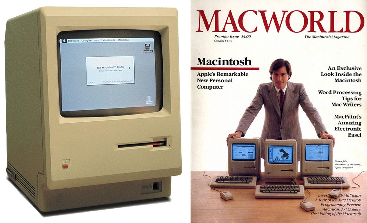 Only computers. Стив Джобс макинтош 1984. Macintosh 1985. Стив Джобс компьютер Macintosh. Макинтош 1 компьютер АПЛ.