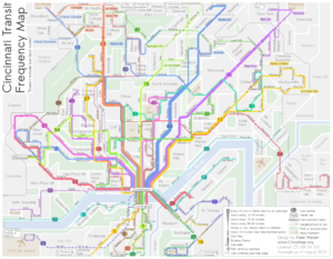 Cincinnati Metro Bus Route Map