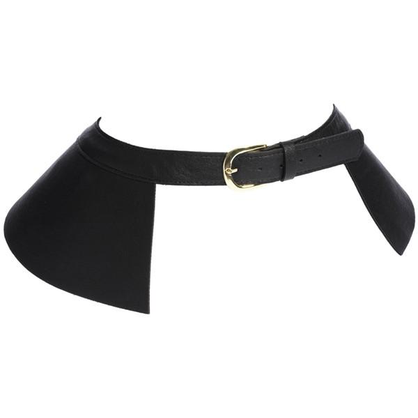 leather peplum belt