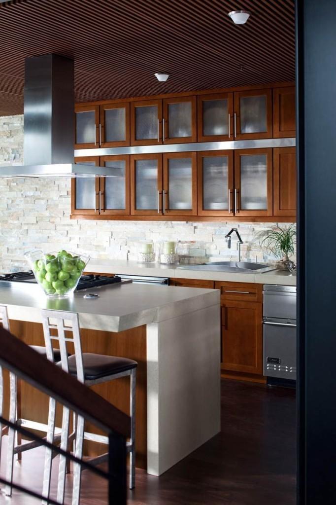 Glass Cabinets, Open Shelving Big 2014 Kitchen Trend